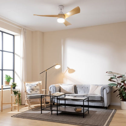 Takfläkt Cecotec EnergySilence Aero 5280 LightWood 18 W 40 W Ø 132 cm Trä - finns hos Aktivcamping
