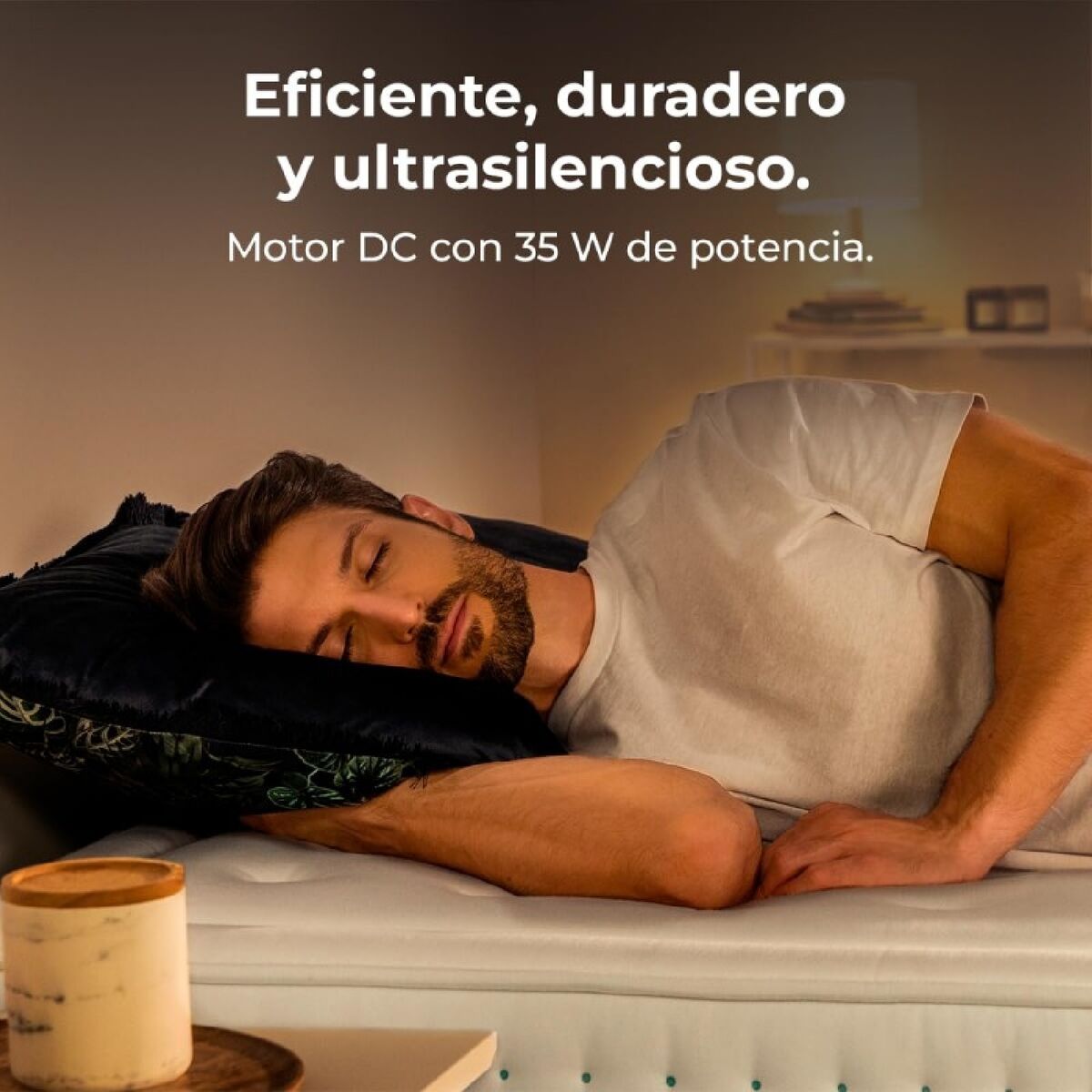Takfläkt Cecotec EnergySilence Aero 5295 Ø 132 cm Mörk Gyllene 18 W 35 W finns hos Aktivcamping