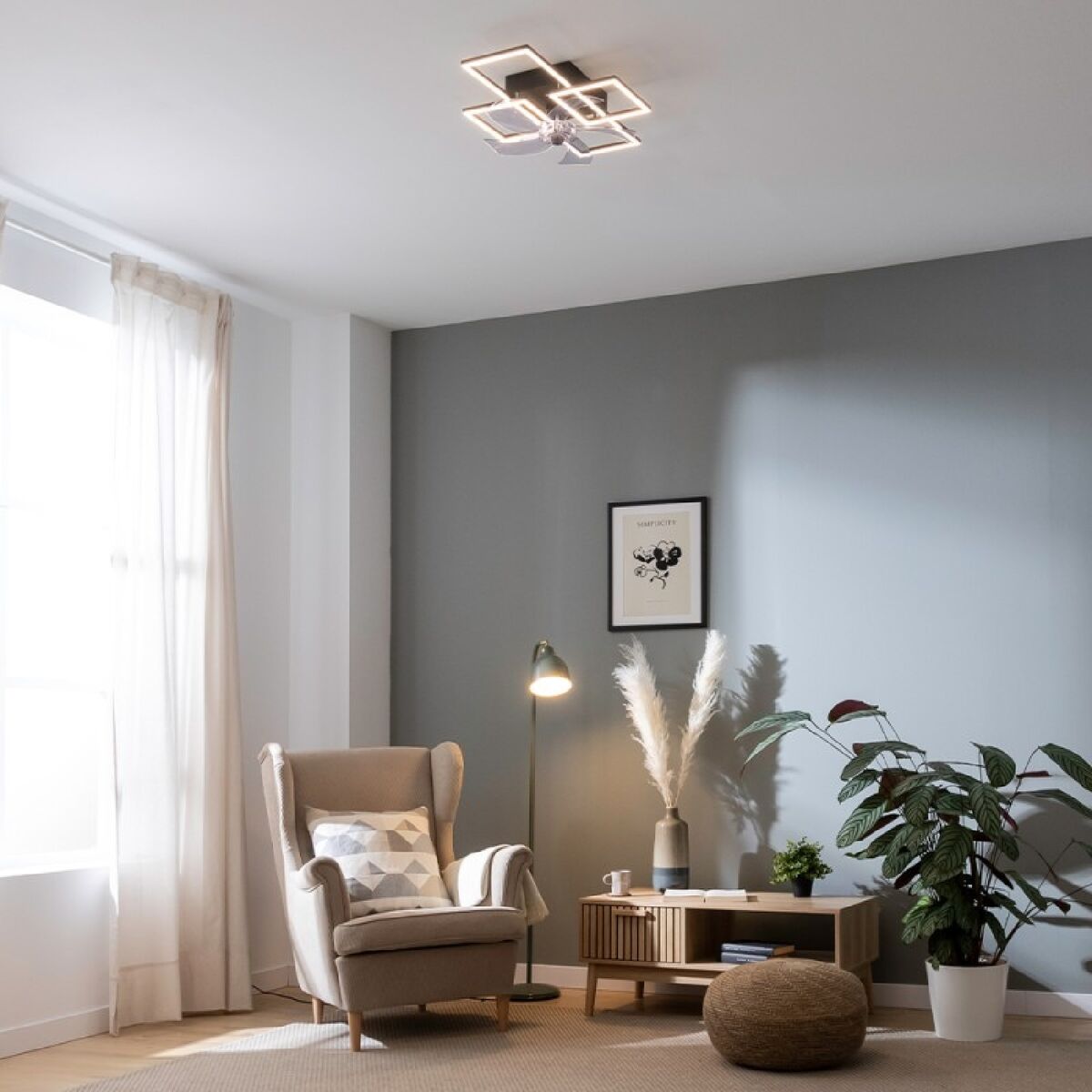 Takfläkt Cecotec EnergySilence LampAero 690 FlowLight 20 W 45 W Metall finns hos Aktivcamping