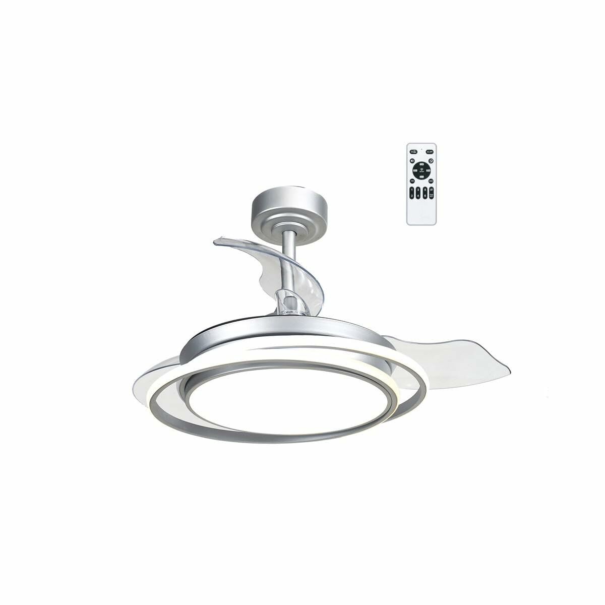 Takfläkt CristalRecord Silvrig 40 W Ø 40 cm finns hos Aktivcamping