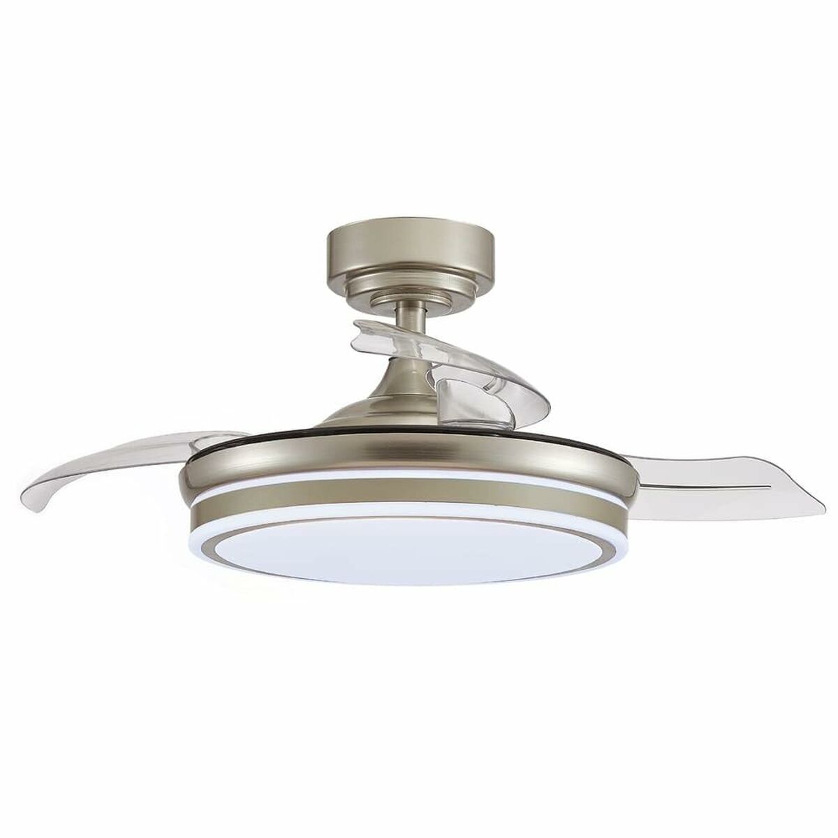 Takfläkt CristalRecord Transparent Metall Ø 92 cm finns hos Aktivcamping