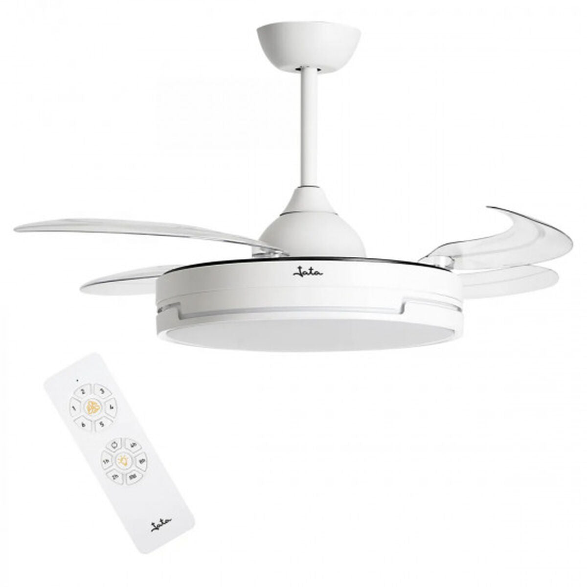 Takfläkt JATA JVTE4240 Vit 42 W Ø 104 cm finns hos Aktivcamping