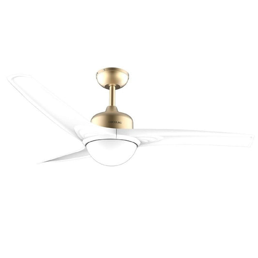 Takfläkt med belysning Cecotec Aero 560 Vit Gyllene 18 W 60 W finns hos Aktivcamping