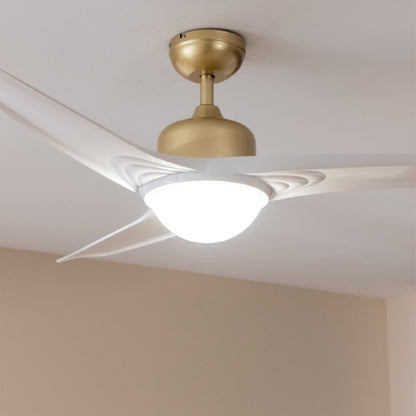 Takfläkt med belysning Cecotec Aero 560 Vit Gyllene 18 W 60 W finns hos Aktivcamping