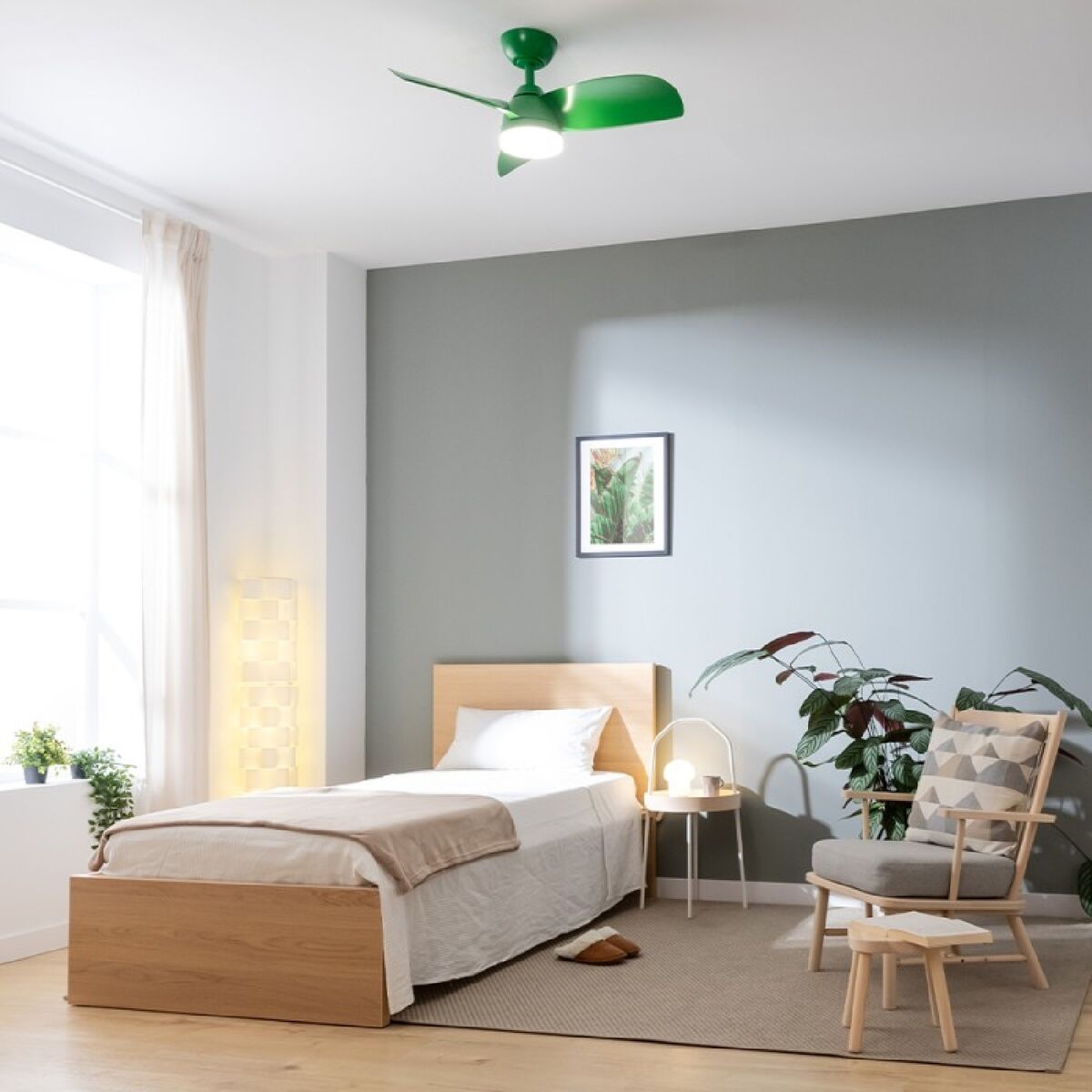 Takfläkt med belysning Cecotec EnergySilence Aero 3050 Mint 35 W - finns hos Aktivcamping