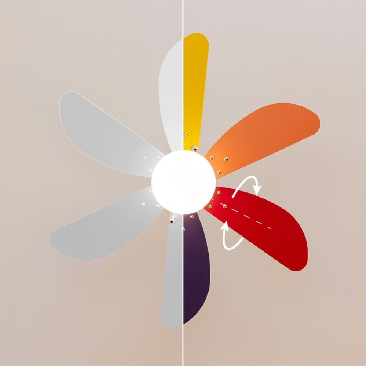 Takfläkt med belysning Cecotec EnergySilence Aero 360 ColorFull 50 W finns hos Aktivcamping