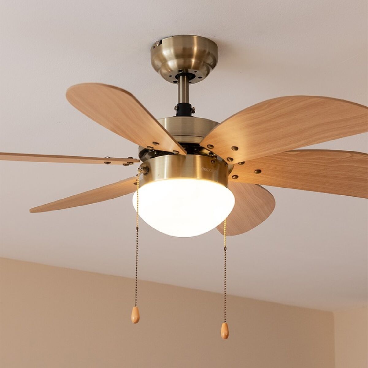 Takfläkt med belysning Cecotec EnergySilence Aero 360 Gyllene Trä 50 W finns hos Aktivcamping
