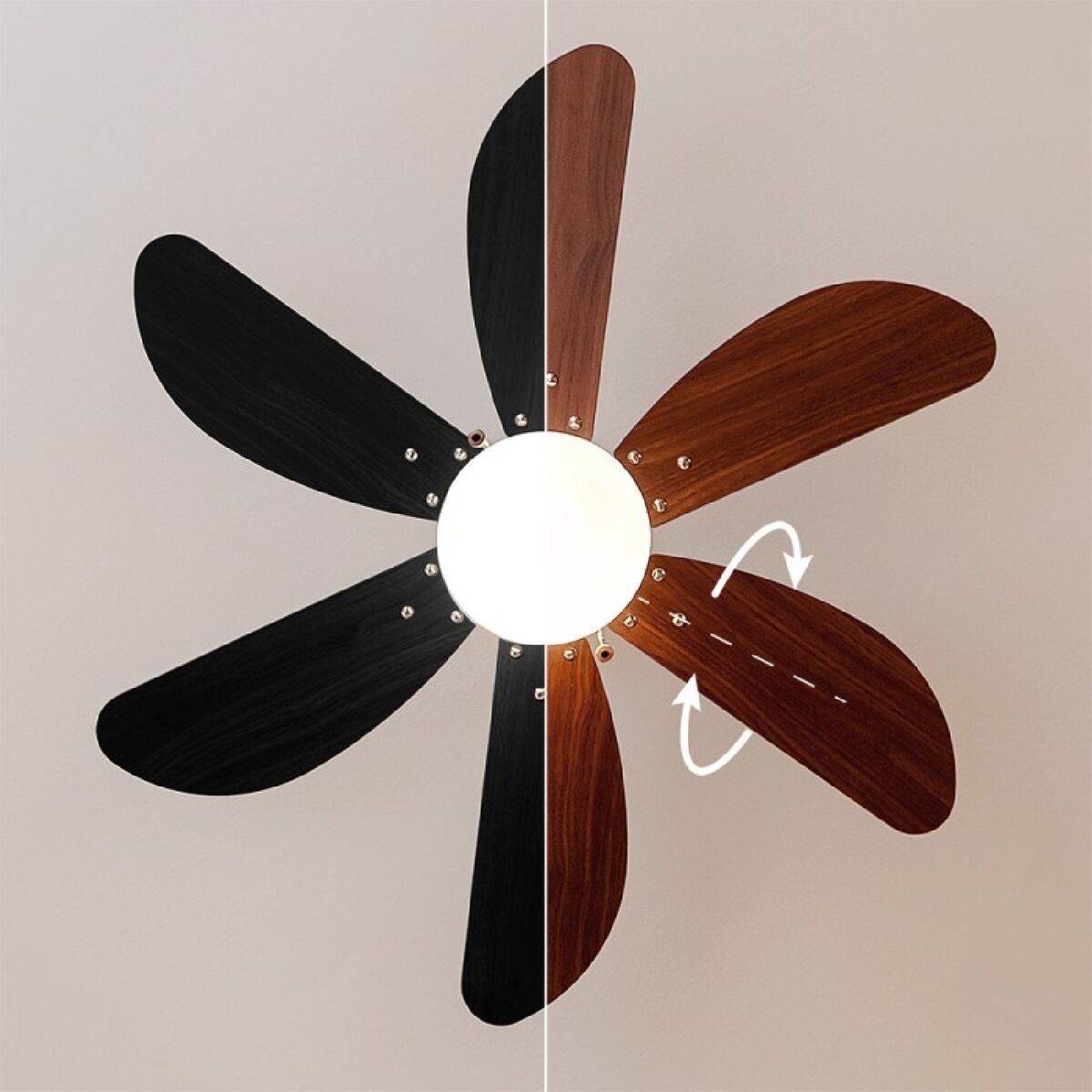 Takfläkt med belysning Cecotec EnergySilence Aero 365 Gyllene Trä 50 W finns hos Aktivcamping