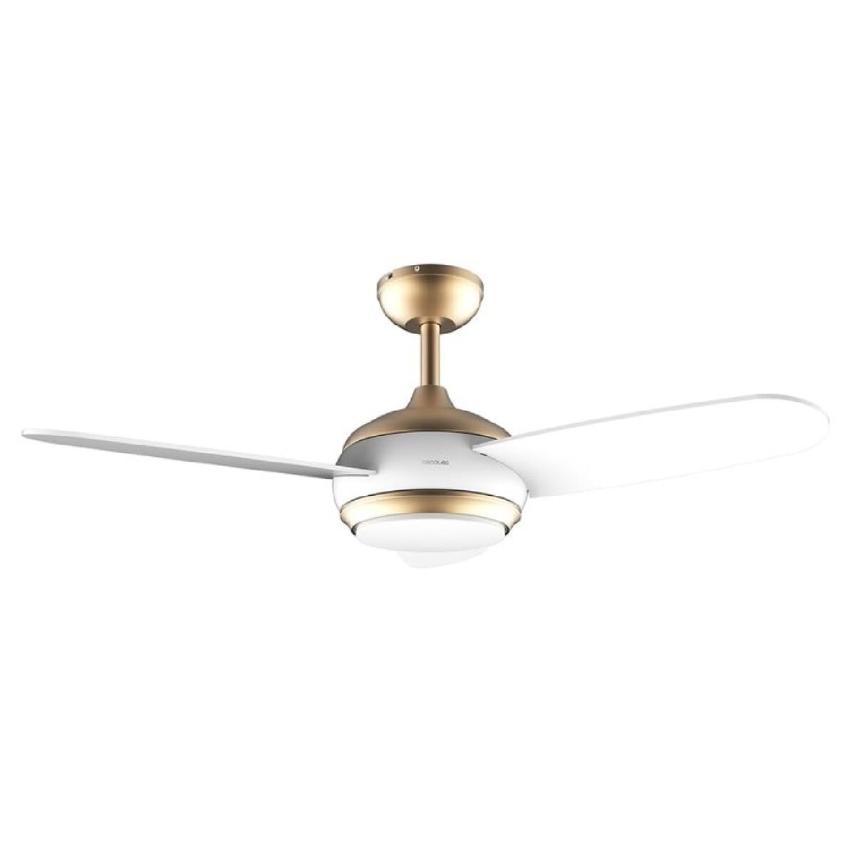 Takfläkt med belysning Cecotec EnergySilence Aero 4265 Vit Gyllene 18 W 65 W finns hos Aktivcamping