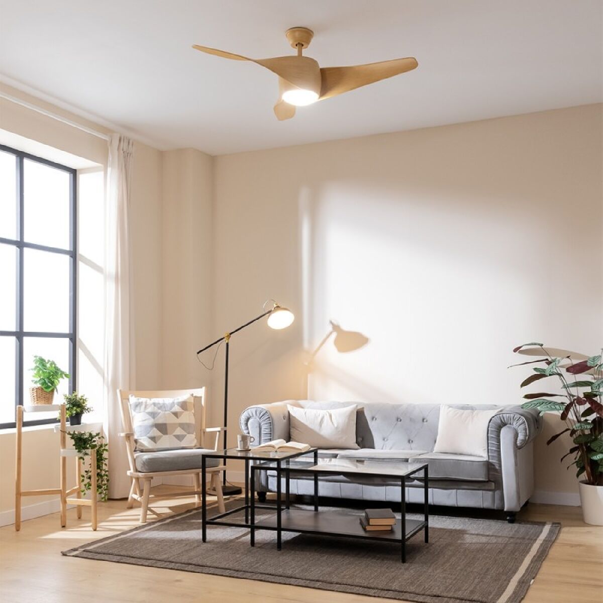 Takfläkt med belysning Cecotec EnergySilence Aero 5290 18 W 40 W Trä - finns hos Aktivcamping
