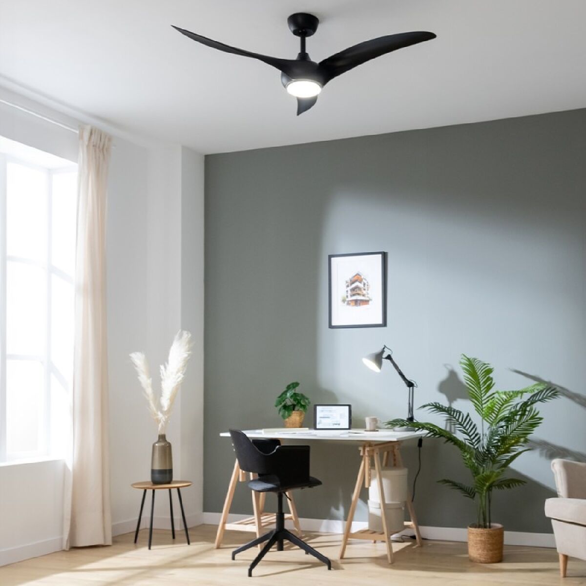 Takfläkt med belysning Cecotec EnergySilence Aero 5295 Svart 18 W 40 W finns hos Aktivcamping