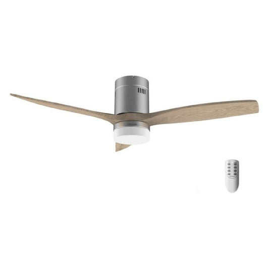 Takfläkt med belysning Cecotec EnergySilence Aero 5600 Classic Steel 40 W Silvrig finns hos Aktivcamping