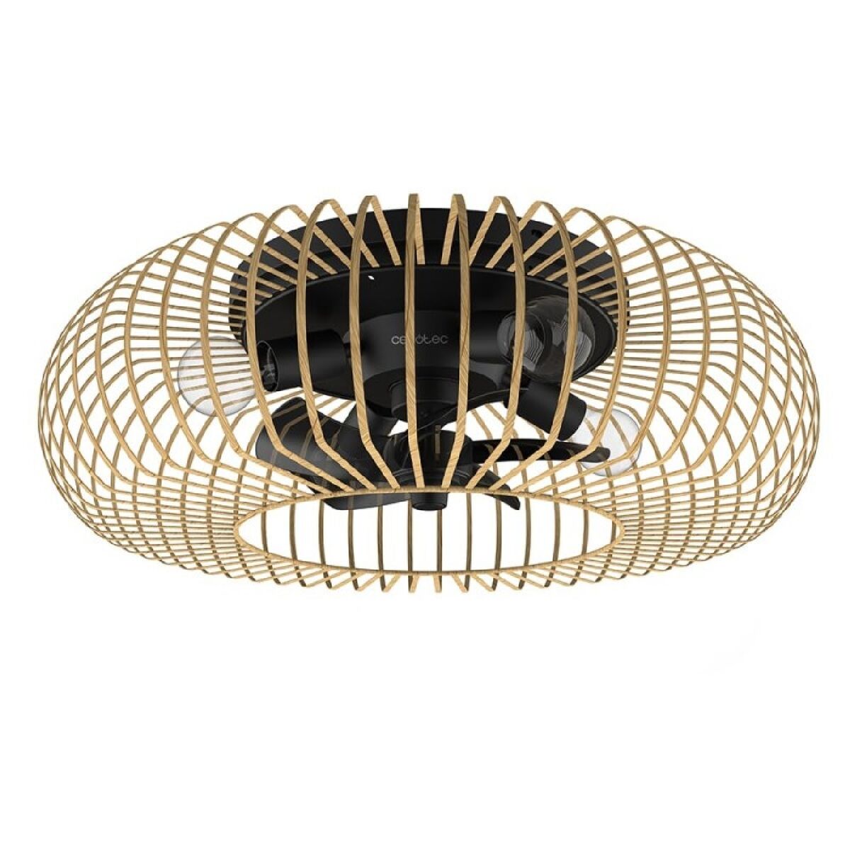 Takfläkt med belysning Cecotec EnergySilence LampAero 600 20 W 70 W Trä finns hos Aktivcamping
