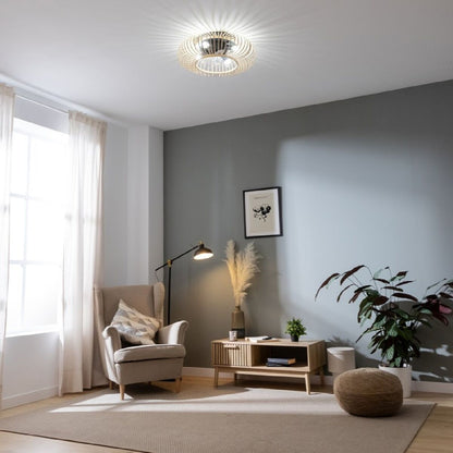 Takfläkt med belysning Cecotec EnergySilence LampAero 600 20 W 70 W Trä finns hos Aktivcamping