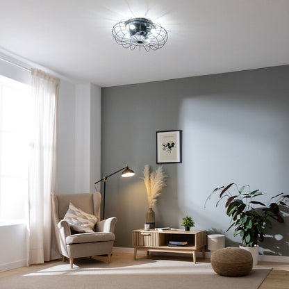 Takfläkt med belysning Cecotec EnergySilence LampAero 650 Iron Design 20 W 70 W finns hos Aktivcamping