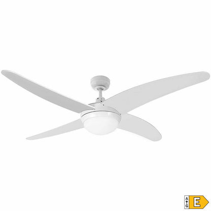 Takfläkt med belysning EDM 33806 Caspio Vit 60 W finns hos Aktivcamping