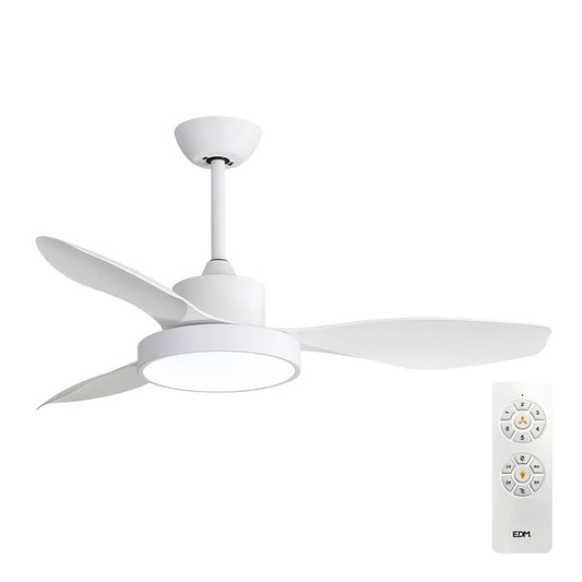 Takfläkt med belysning EDM 33817 Arctic Vit 24 W 38 W 2160 Lm finns hos Aktivcamping