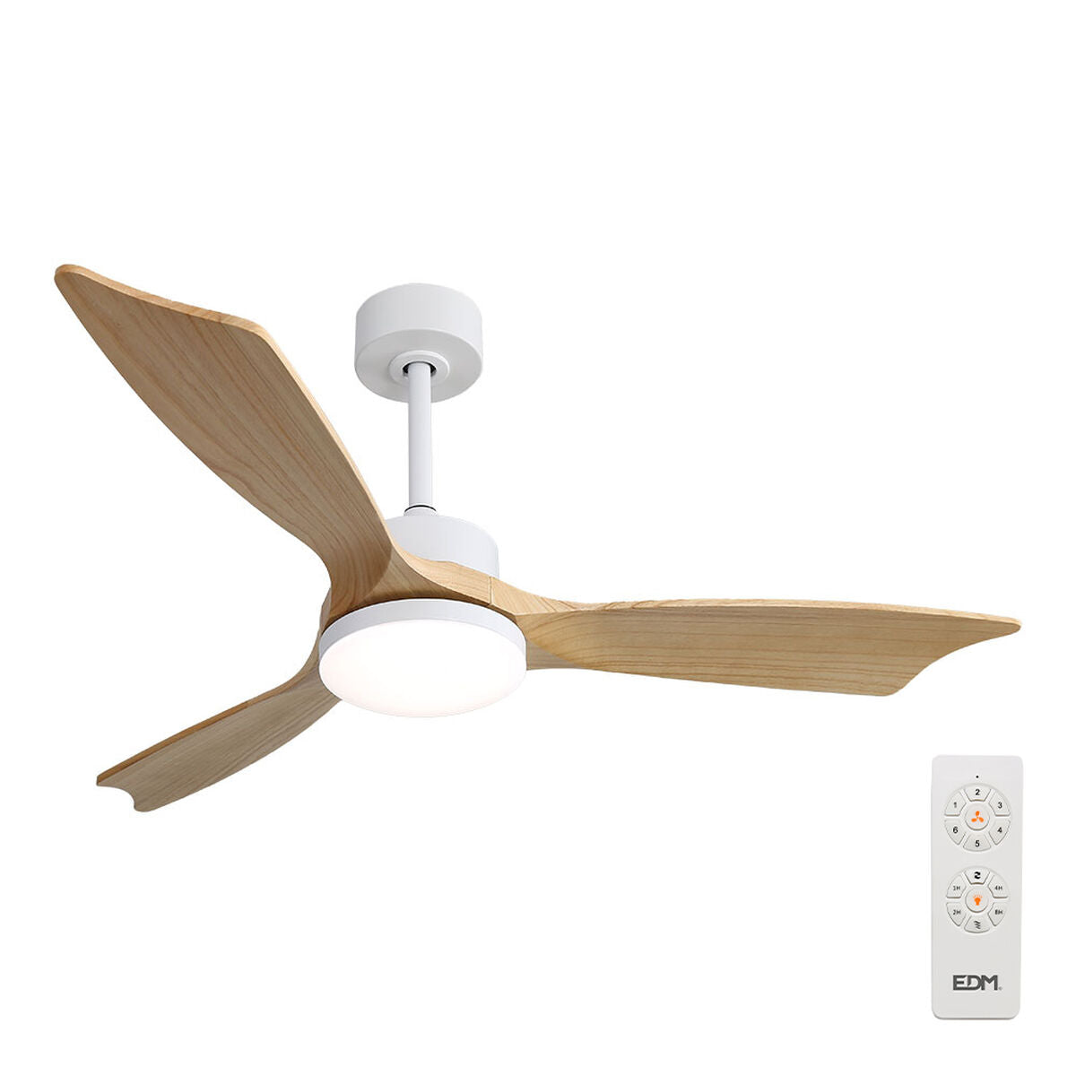 Takfläkt med belysning EDM 33819 Báltico 20 W 2190 Lm - finns hos Aktivcamping
