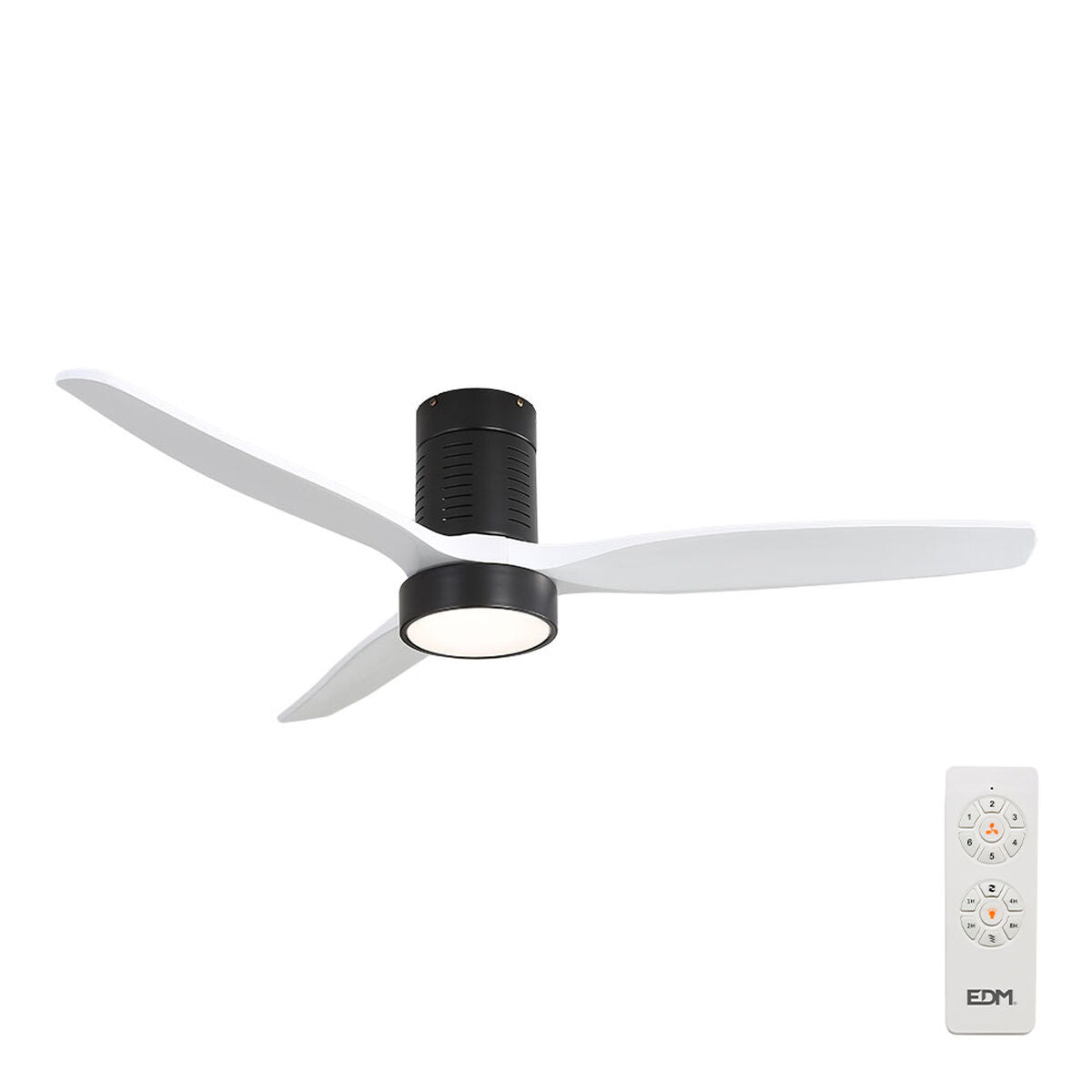 Takfläkt med belysning EDM 33825 Kara 30 W 2190 Lm - finns hos Aktivcamping