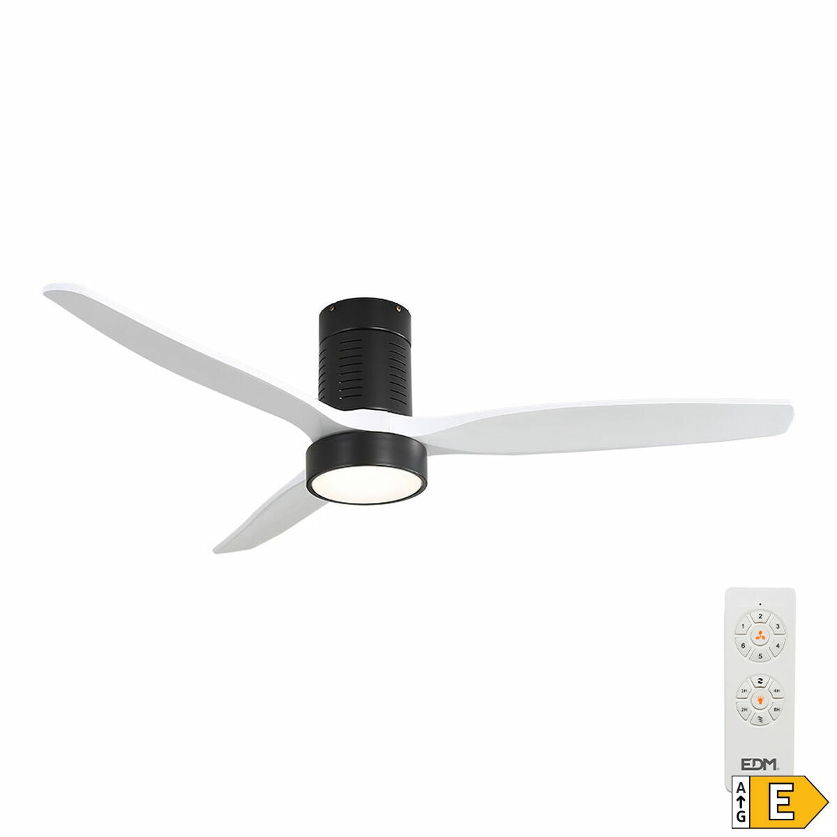 Takfläkt med belysning EDM 33825 Kara 30 W 2190 Lm - finns hos Aktivcamping