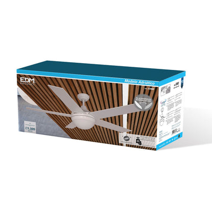 Takfläkt med belysning EDM 33988 Adriatico Vit 60 W finns hos Aktivcamping