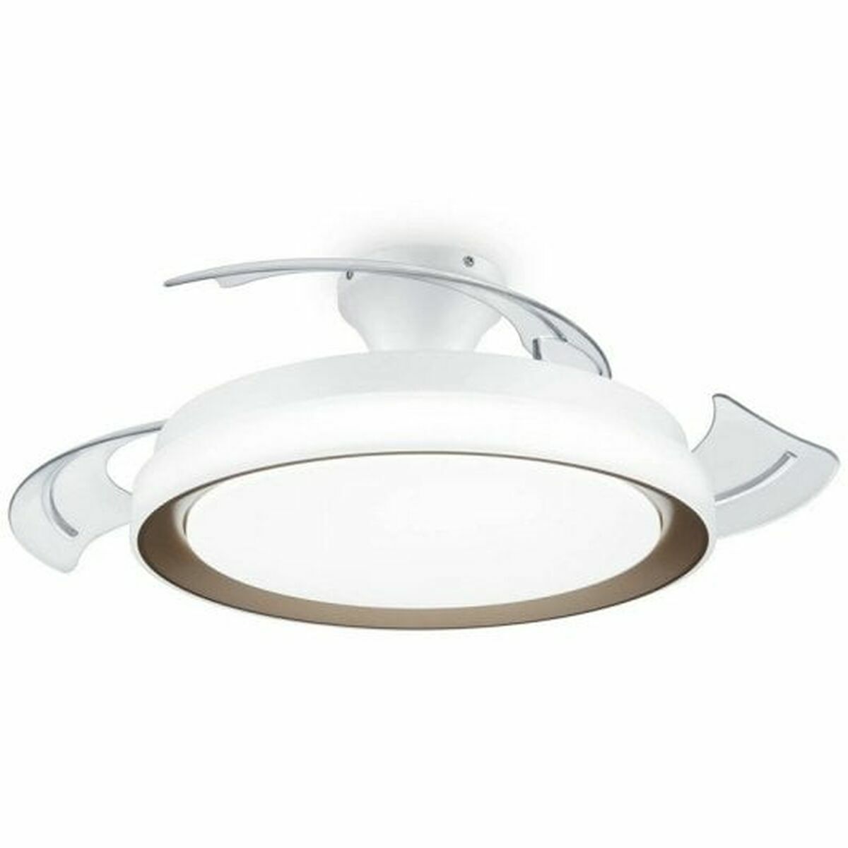 Takfläkt med belysning Philips 929004081801 Vit Gyllene (4000 K) (2700 K) finns hos Aktivcamping