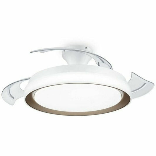 Takfläkt med belysning Philips 929004081801 Vit Gyllene (4000 K) (2700 K) finns hos Aktivcamping