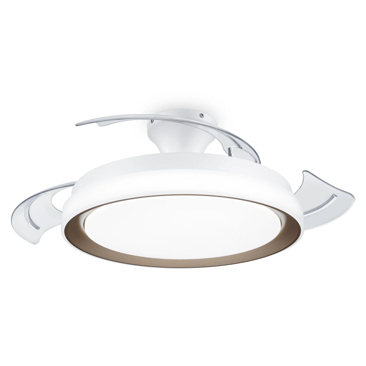 Takfläkt med belysning Philips 929004081801 Vit Gyllene (4000 K) (2700 K) finns hos Aktivcamping
