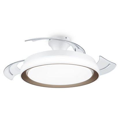 Takfläkt med belysning Philips 929004081801 Vit Gyllene (4000 K) (2700 K) finns hos Aktivcamping
