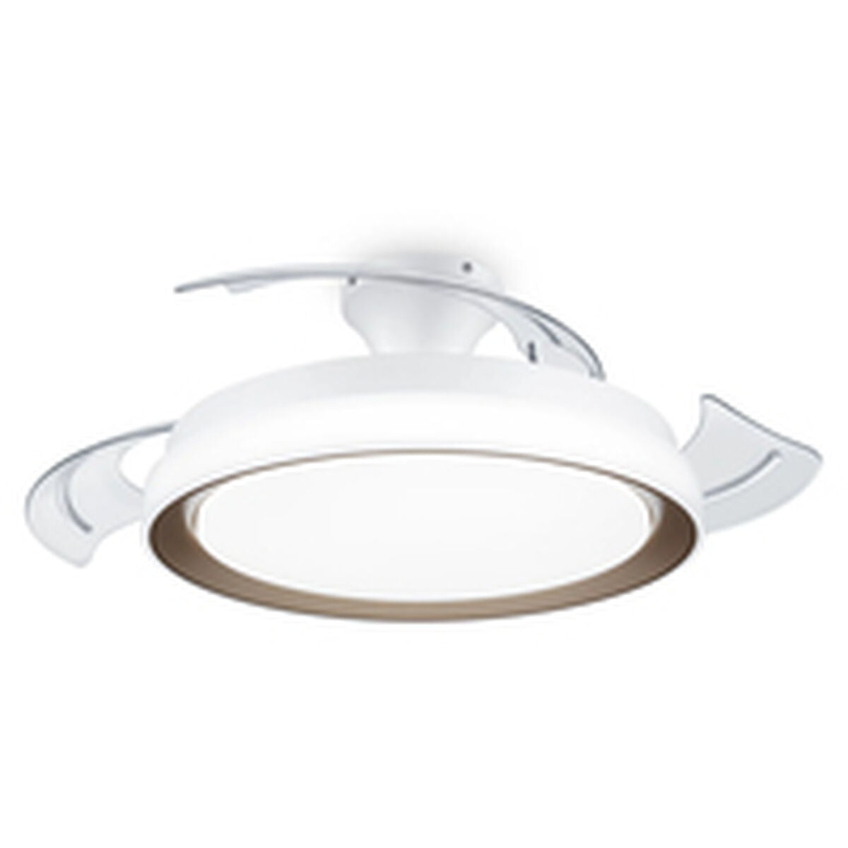 Takfläkt med belysning Philips 929004081801 Vit Gyllene (4000 K) (2700 K) finns hos Aktivcamping