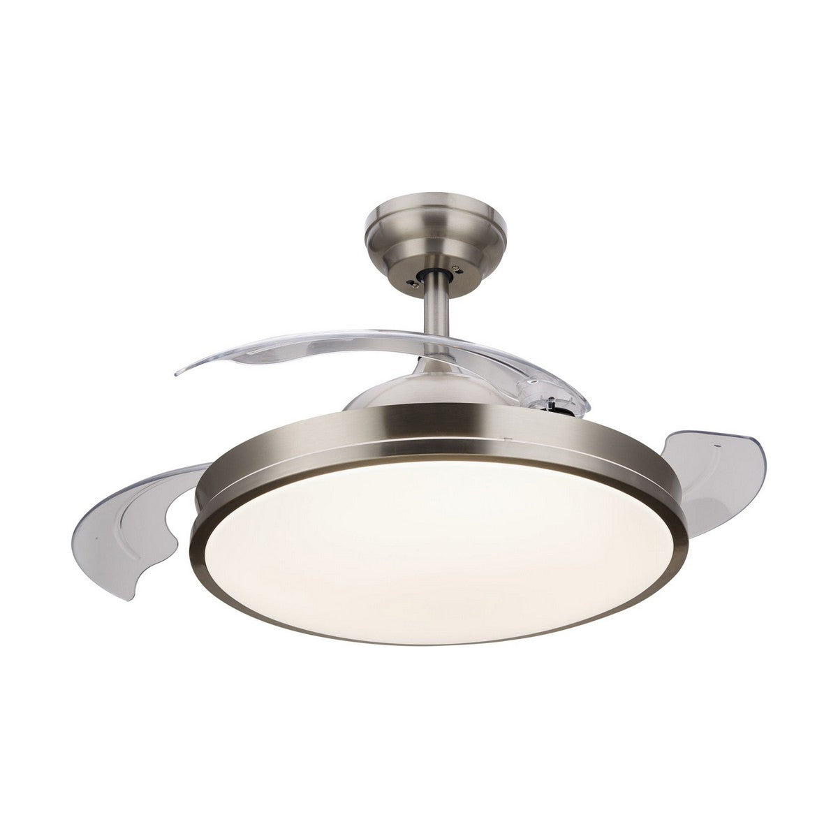 Takfläkt med belysning Philips Atlas 35 W 28 W 4500 Lm ickel (2700 K) finns hos Aktivcamping