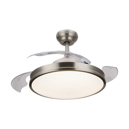 Takfläkt med belysning Philips Atlas 35 W 28 W 4500 Lm ickel (2700 K) finns hos Aktivcamping