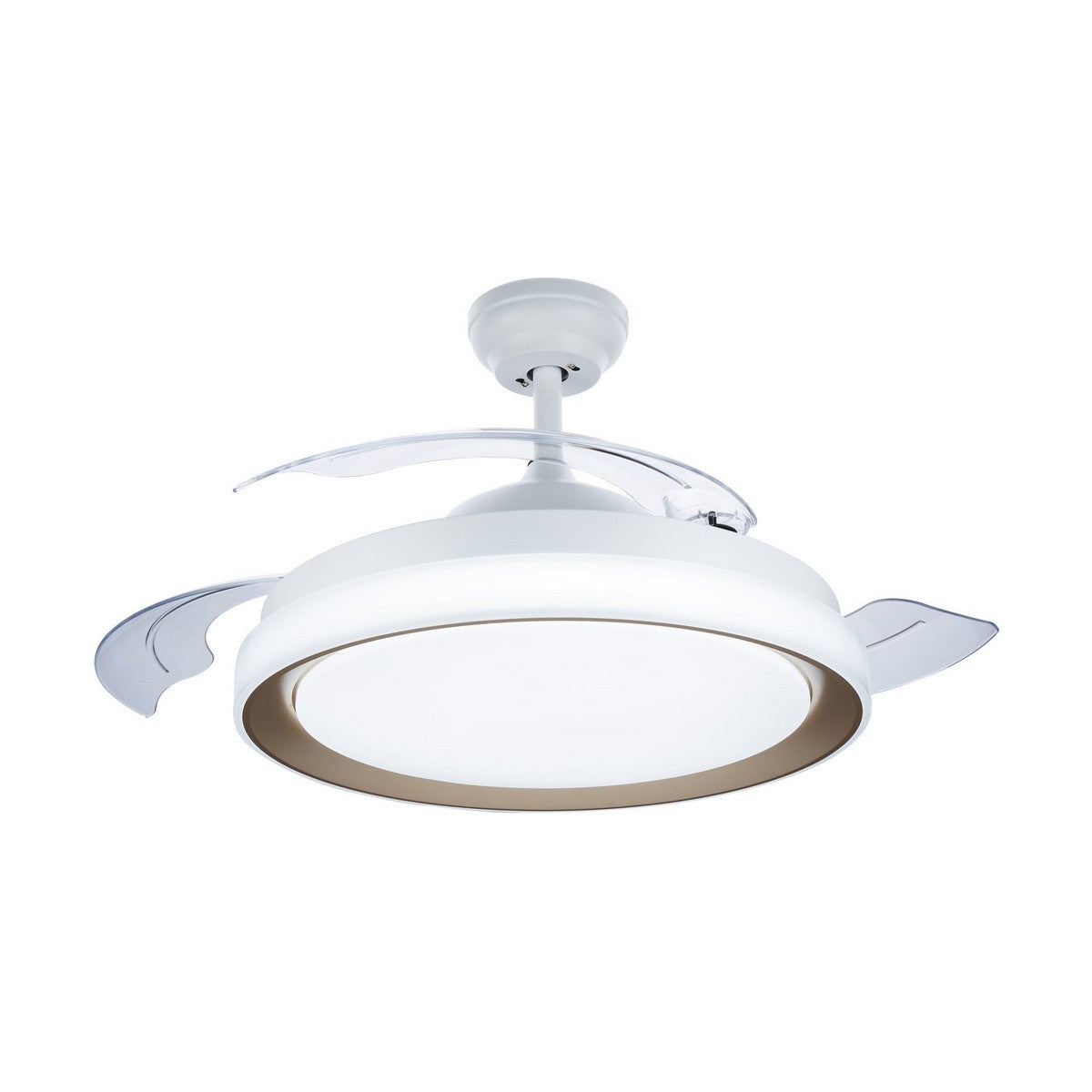 Takfläkt med belysning Philips Atlas Gyllene 35 W 28 W 4500 Lm (2700 K) finns hos Aktivcamping