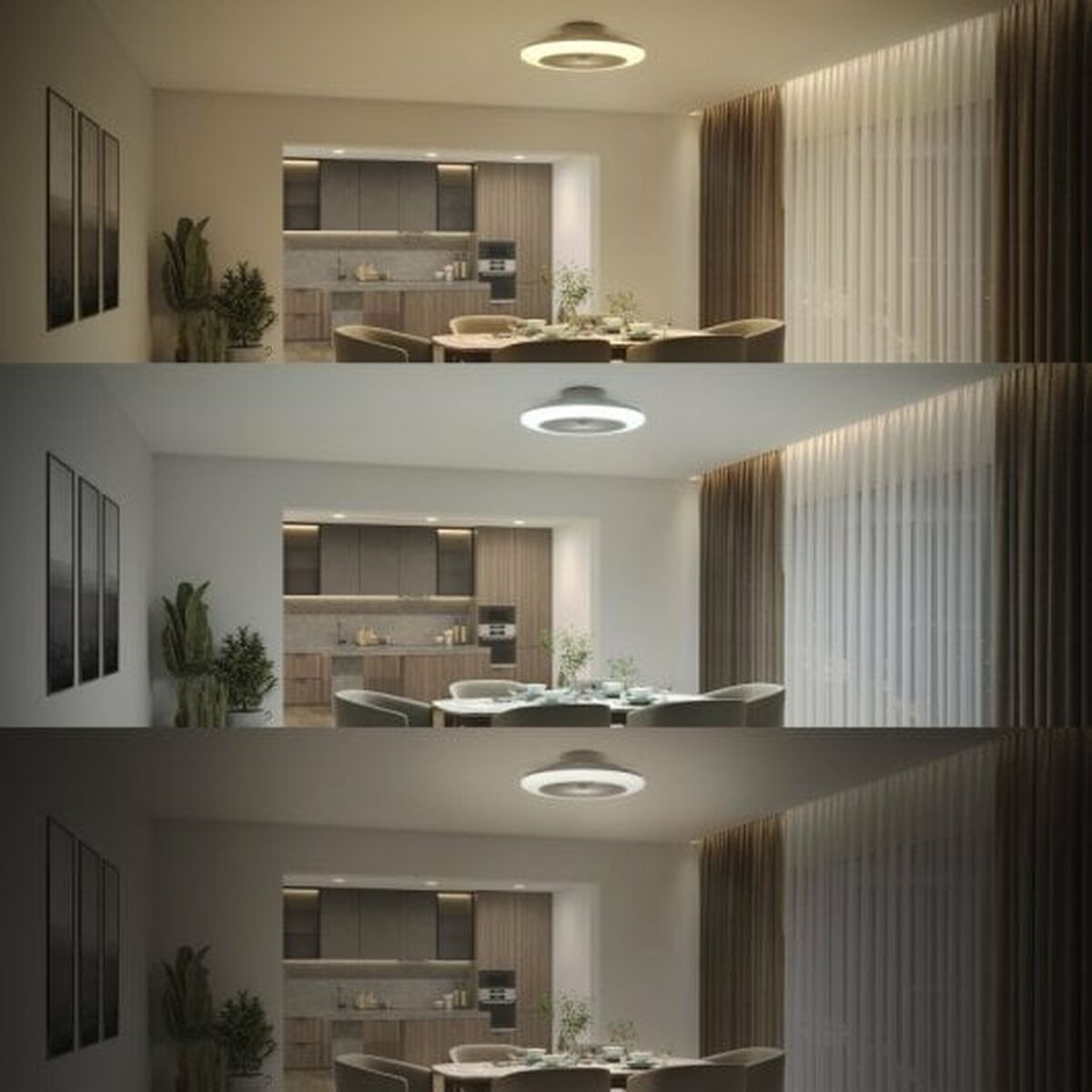 Takfläkt med belysning Philips Vit finns hos Aktivcamping