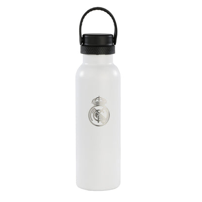 Termoflaska Real Madrid C.F. Vit Grå Polyester Silikon Rostfritt stål finns hos Aktivcamping