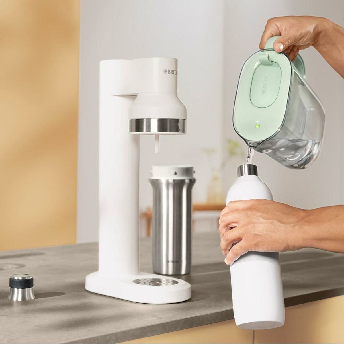 Termos Brita 1046735 Vit Silvrig Rostfritt stål finns hos Aktivcamping