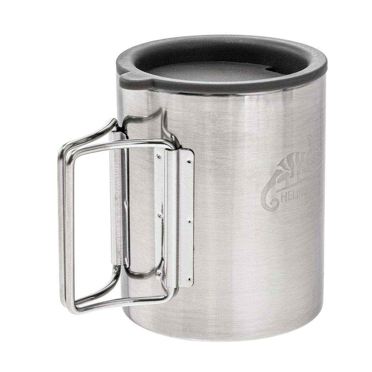 Termos Helikon HE.TK-TK1-SS-15 Svart Silvrig Rostfritt stål 250 ml - finns hos Aktivcamping