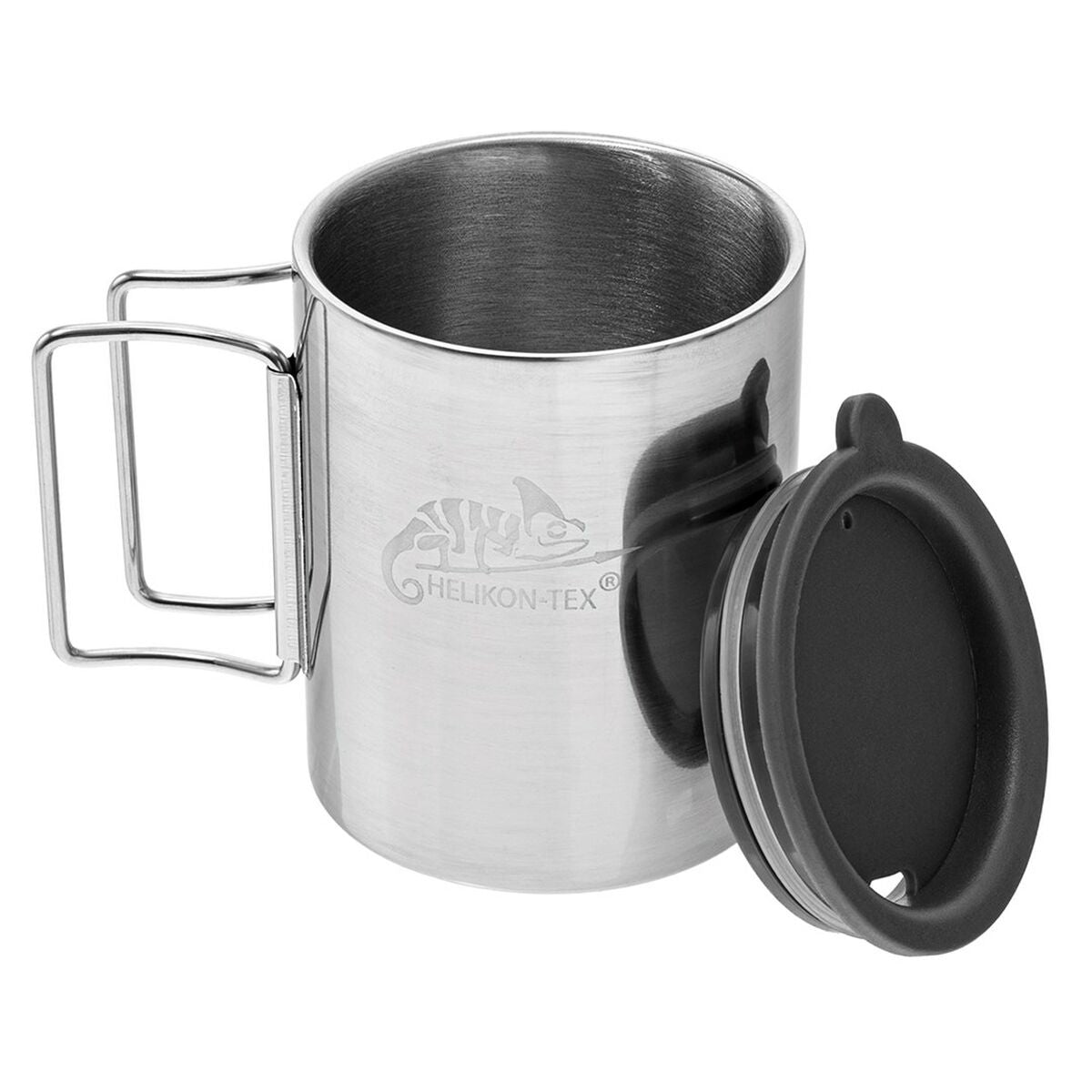 Termos Helikon HE.TK-TK1-SS-15 Svart Silvrig Rostfritt stål 250 ml - finns hos Aktivcamping