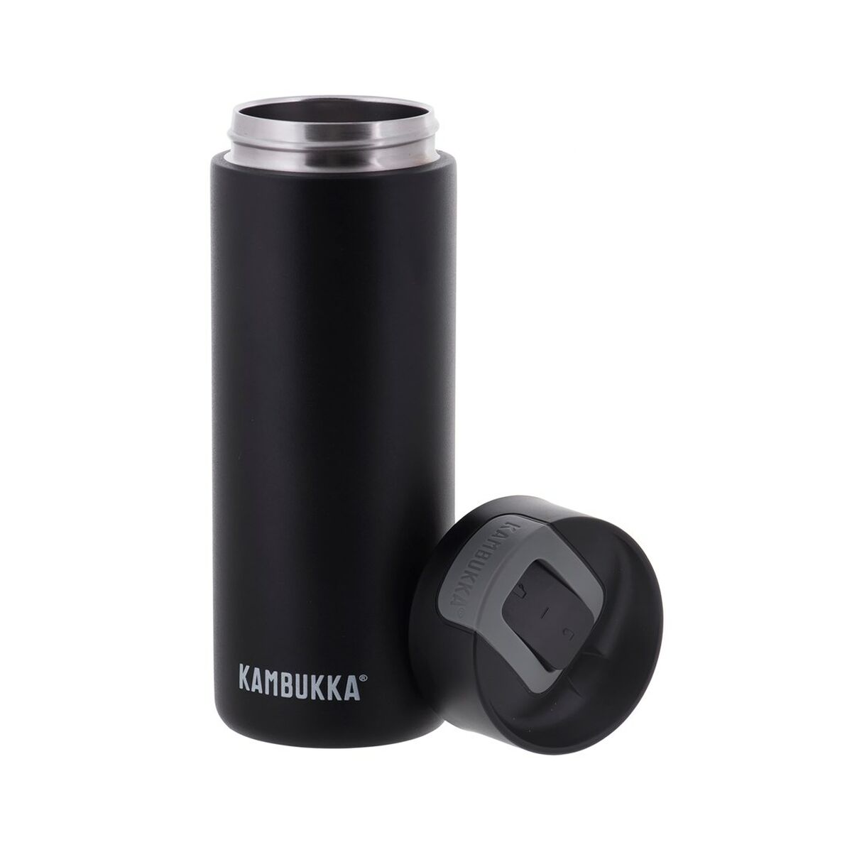Termos Kambukka Olympus Svart Rostfritt stål 500 ml finns hos Aktivcamping