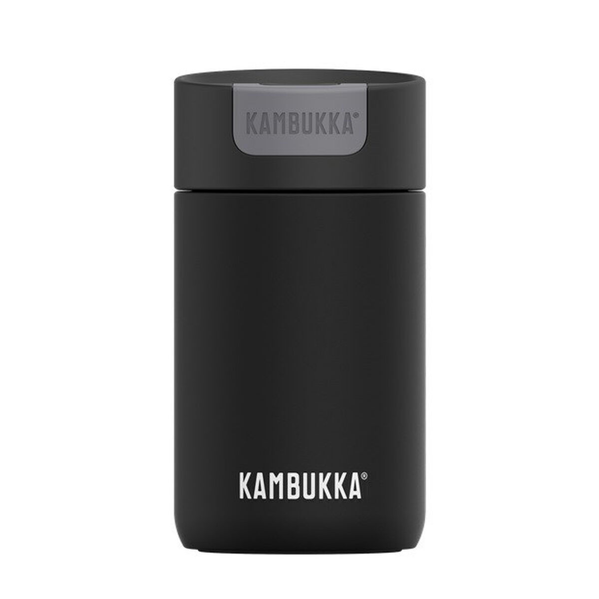 Termos Kambukka Olympus Svart Silikon Rostfritt stål 300 ml finns hos Aktivcamping
