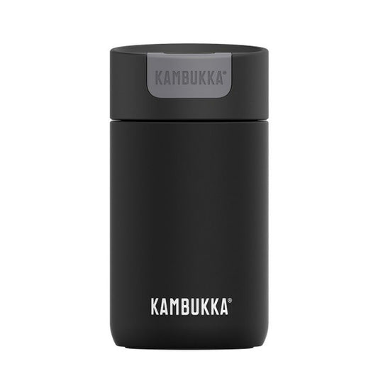Termos Kambukka Olympus Svart Silikon Rostfritt stål 300 ml finns hos Aktivcamping