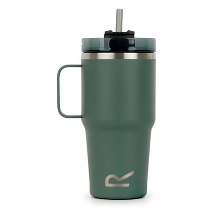 Termosmugg med Sugrör Regatta Thermo Insulated Mug 600 ml Grön Rostfritt stål finns hos Aktivcamping