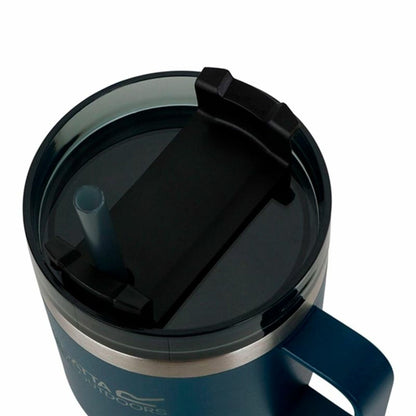 Termosmugg med Sugrör Regatta Thermo Insulated Mug Mörkblå 600 ml Rostfritt stål finns hos Aktivcamping