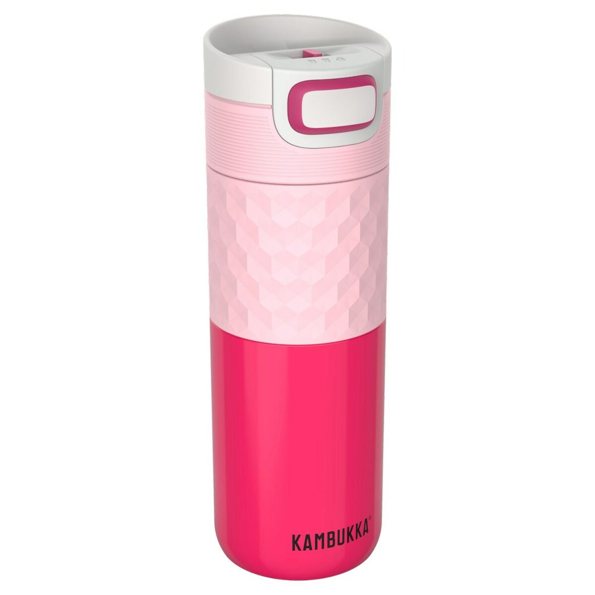 Termosmugg med lock Kambukka Etna Grip Diva Rosa Rostfritt stål 500 ml finns hos Aktivcamping