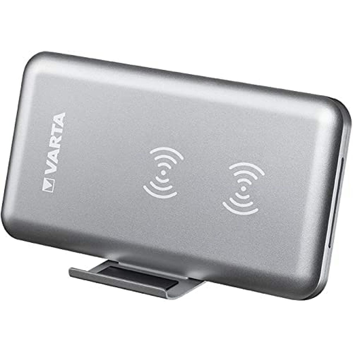 Trådlös power bank Varta Fast Wireless Silver finns hos Aktivcamping