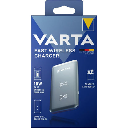 Trådlös power bank Varta Fast Wireless Silver finns hos Aktivcamping