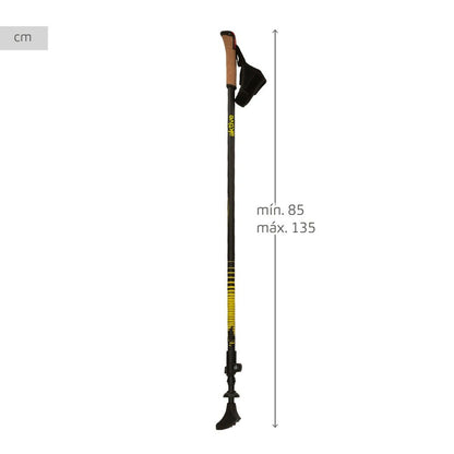 Trekkingkäpp Aktive 4,5 x 135 x 3 cm (2 antal) - finns hos Aktivcamping