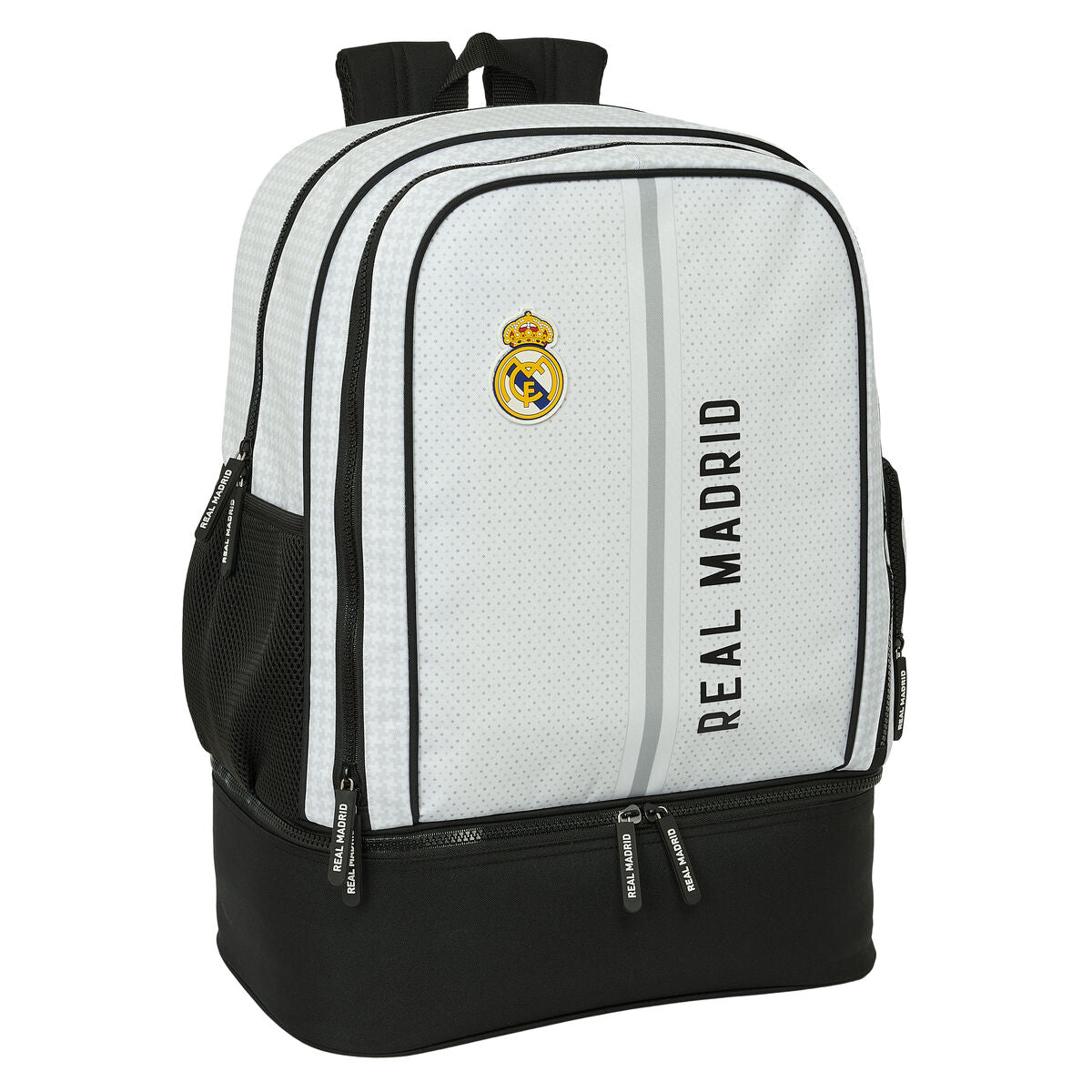 Träningsväska Real Madrid C.F. 24/25 Vit Grå 35 x 50 x 24 cm finns hos Aktivcamping