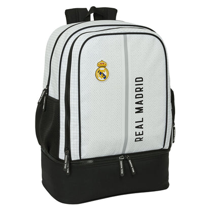 Träningsväska Real Madrid C.F. 24/25 Vit Grå 35 x 50 x 24 cm finns hos Aktivcamping