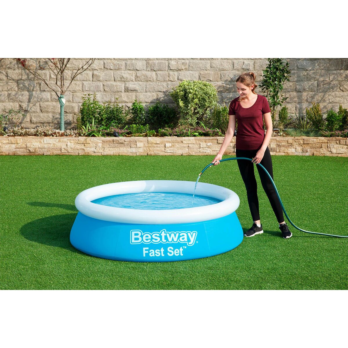 Uppblåsbar Pool Bestway Ring 183x51 cm finns hos Aktivcamping